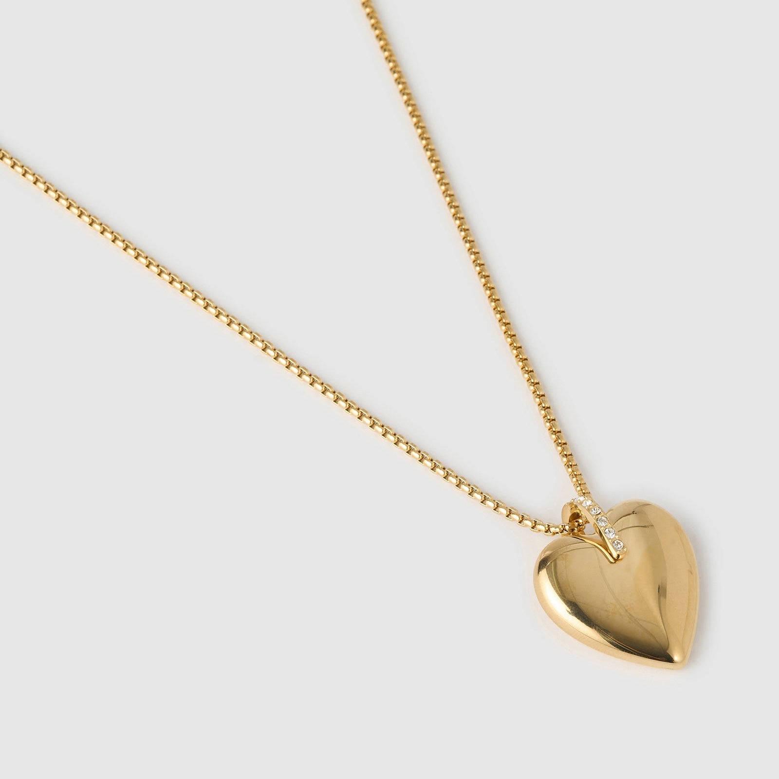 Daliah Heart Necklace  | Gold