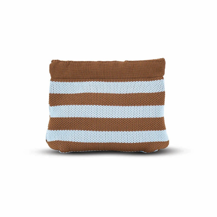 Dumpling Pouch | Sky Blue/Choc