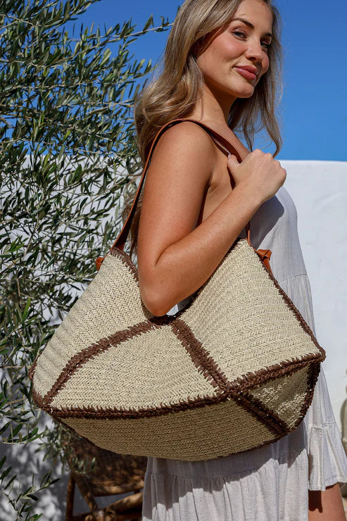 Dune Bag | Natural + Chocolate