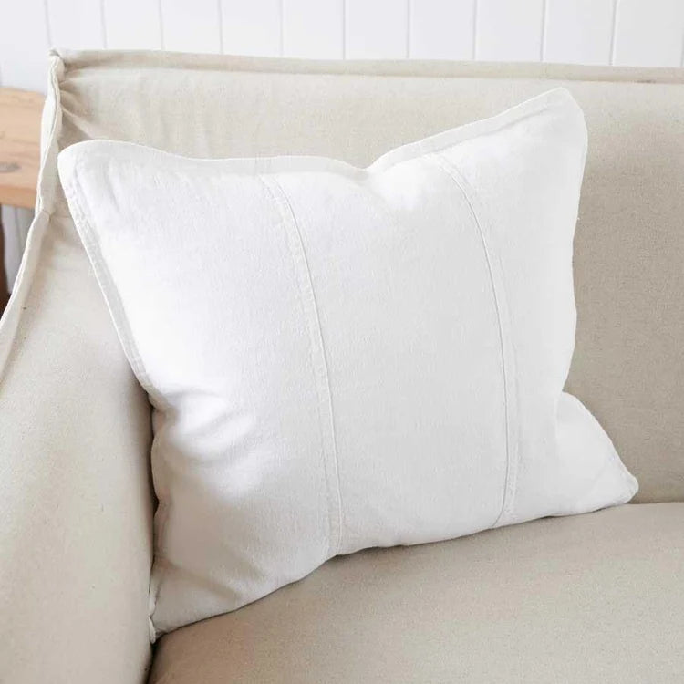 Luca Off White Linen Cushion