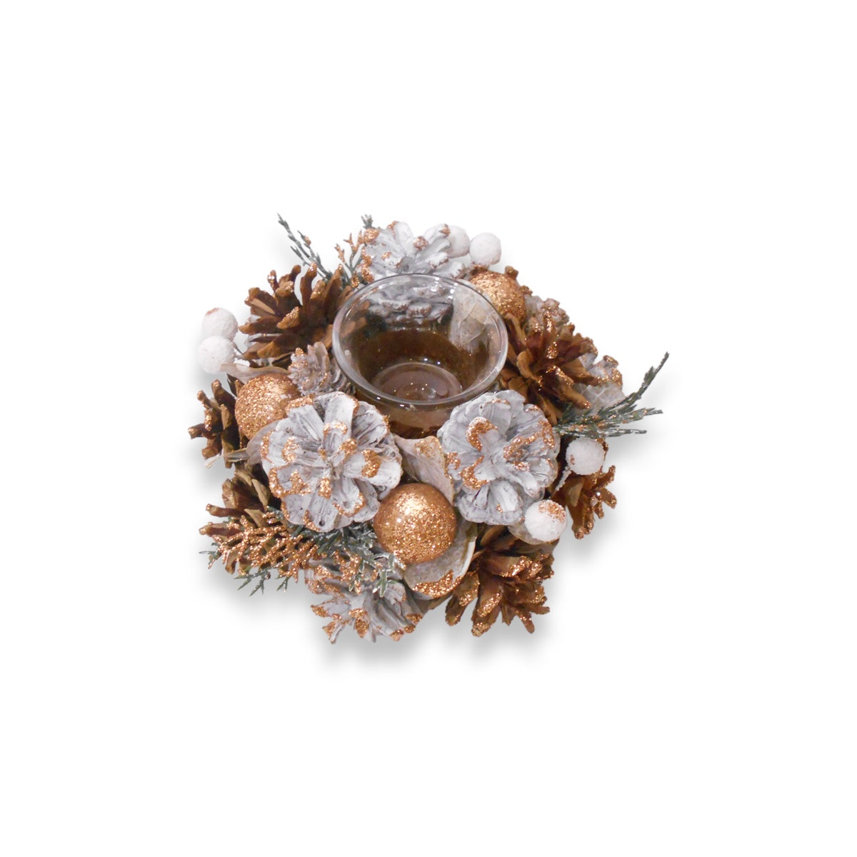 Metallic Woodland Tealight