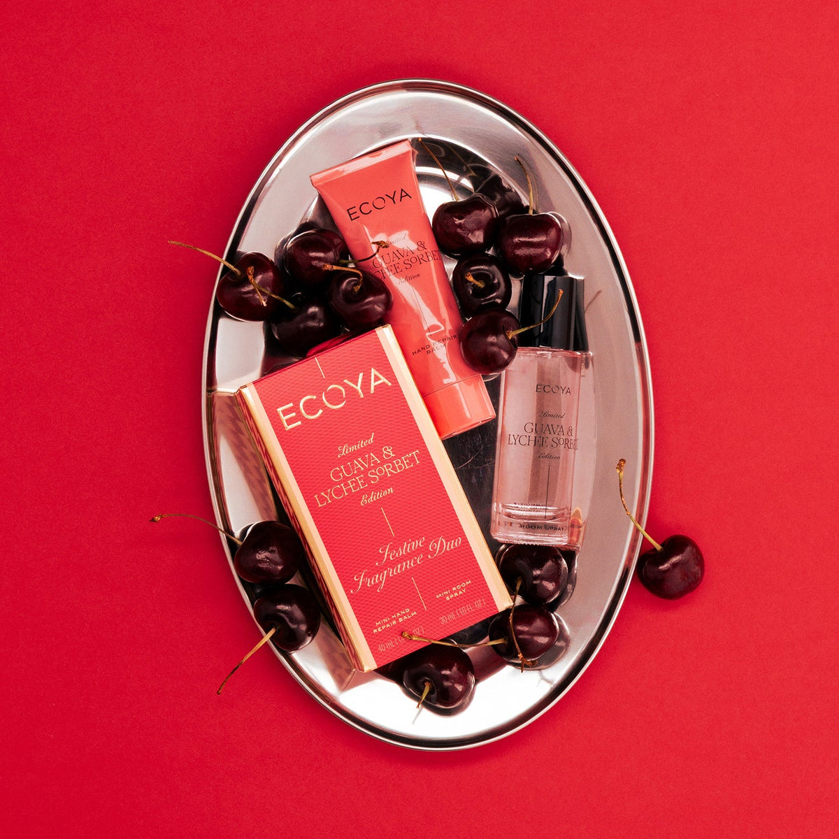 Guava &amp; Lychee Sorbet Festive Fragrance Duo