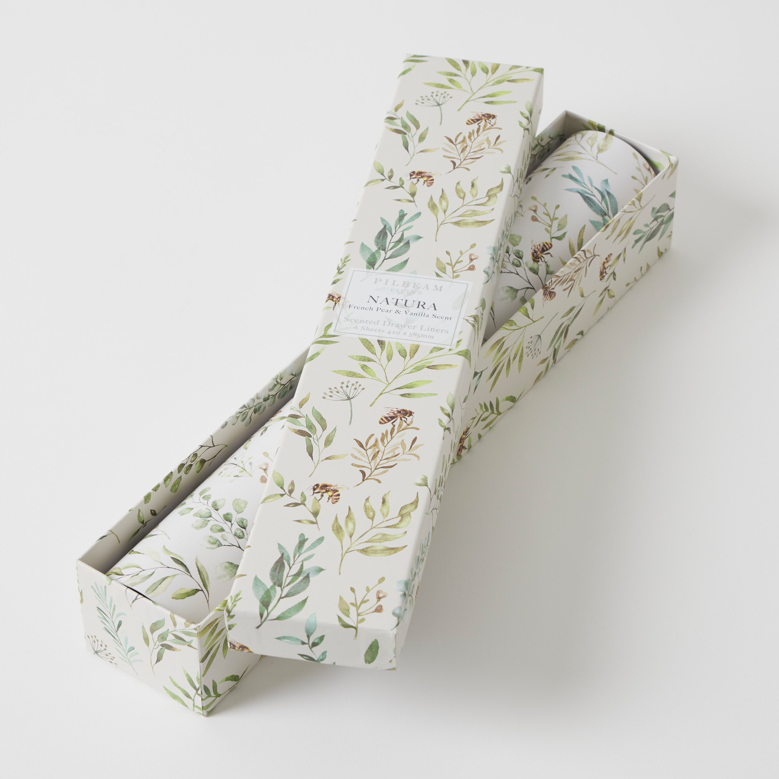 Natural Drawer Liners | French Pear &amp; Vanilla