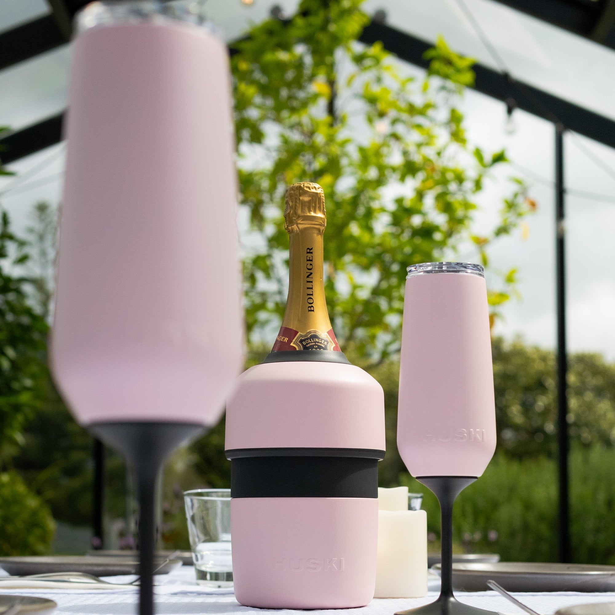 Huski Champagne Flute | Powder Pink