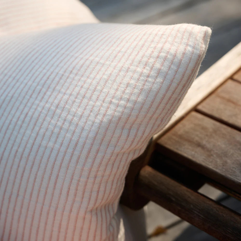 Marina Cushion | Nutmeg Stripe