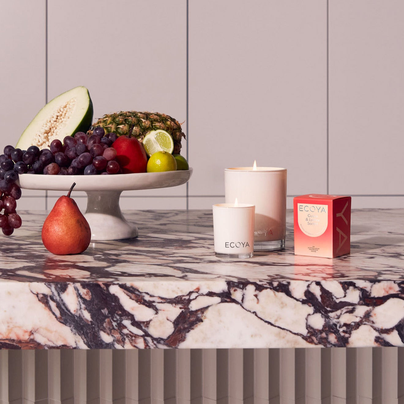 Ecoya Mini Madison Candle Guava & Lychee Sorbet