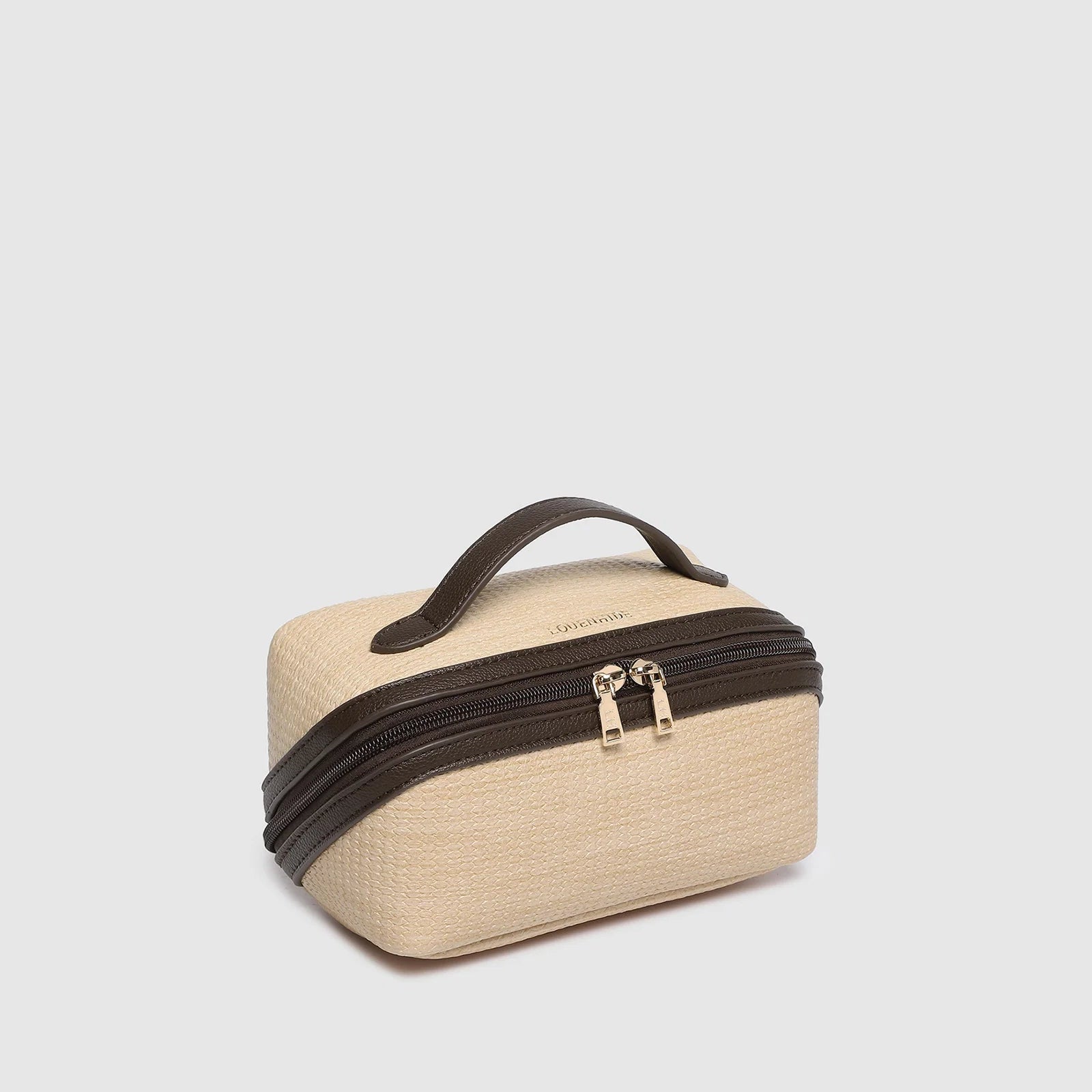 Ellis Makeup Bag | Natural Chocolate