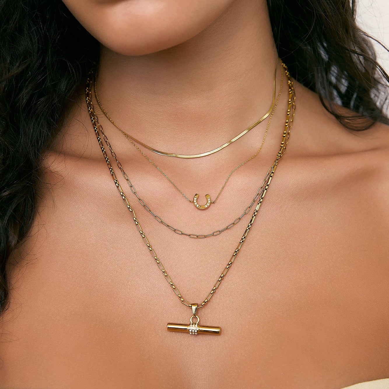 Emery  Necklace | Gold