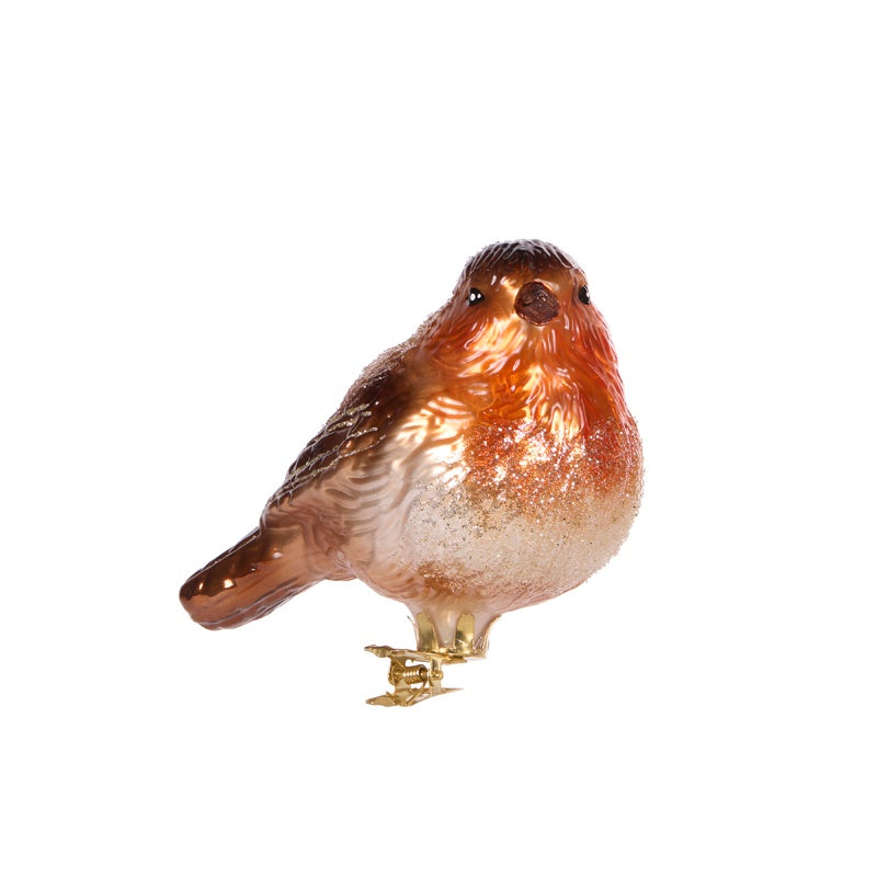 Glass Robin Clip