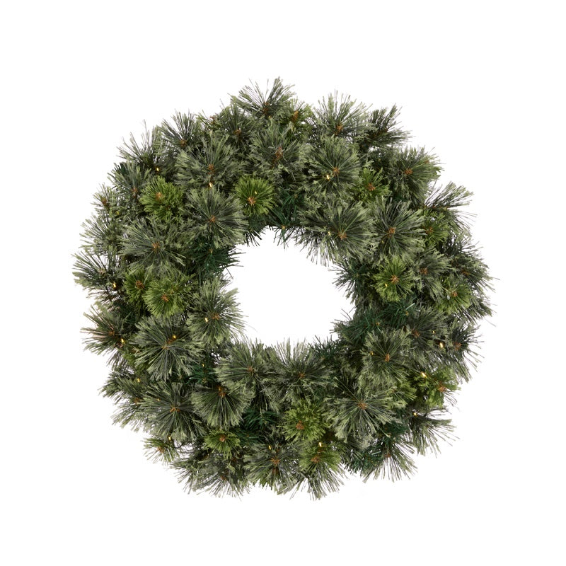 Frosted Scotch Pine Wreath 90cm