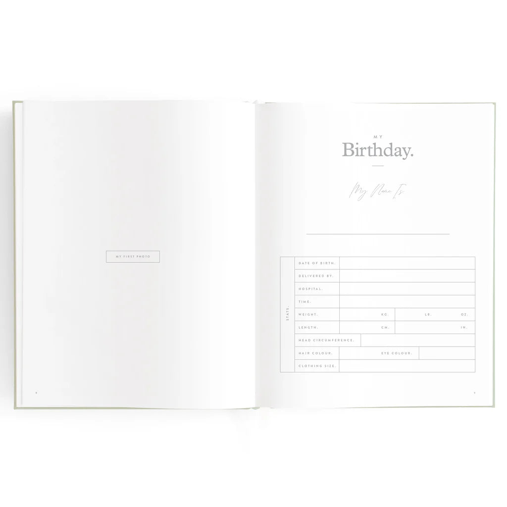 Baby Book | Pistachio