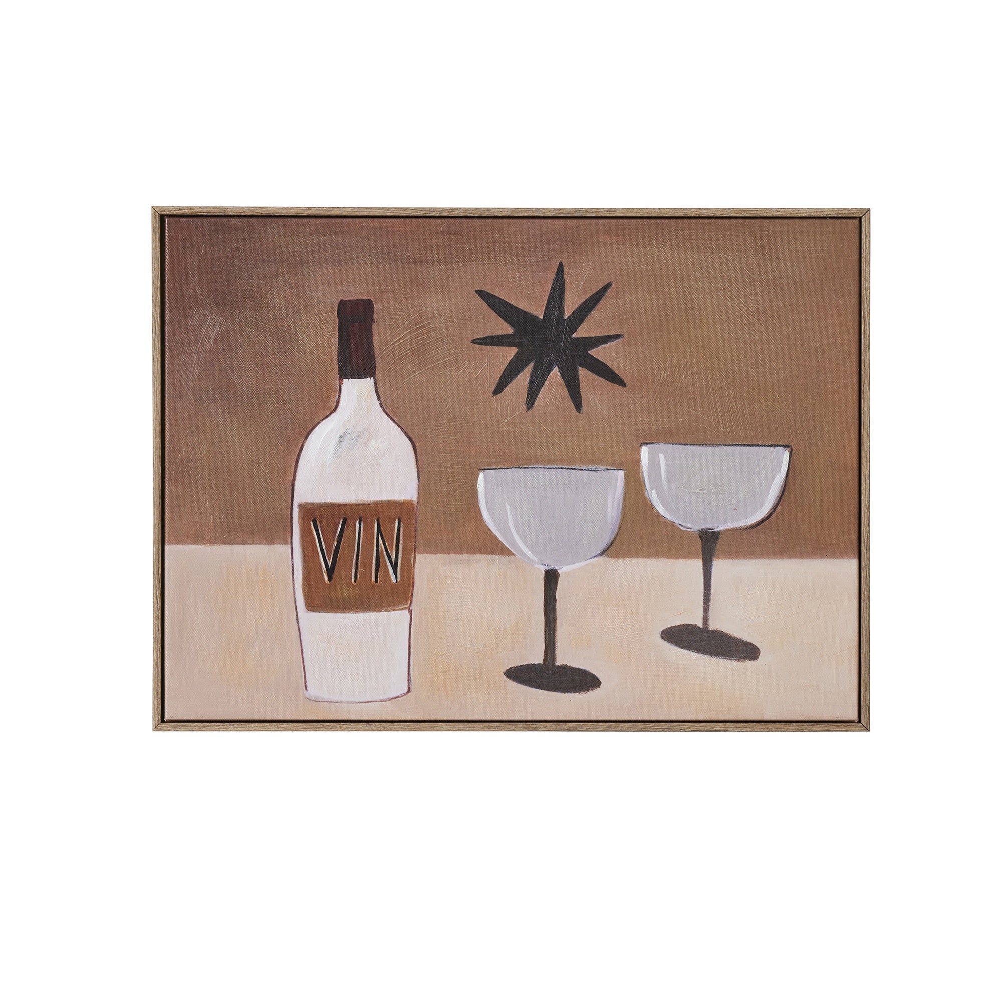 Salud Ash Frame Oil Painting