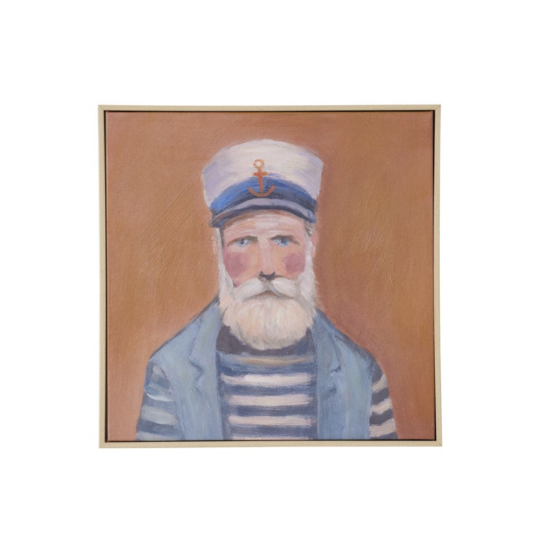 Skipper Natural Frame Oil Painting