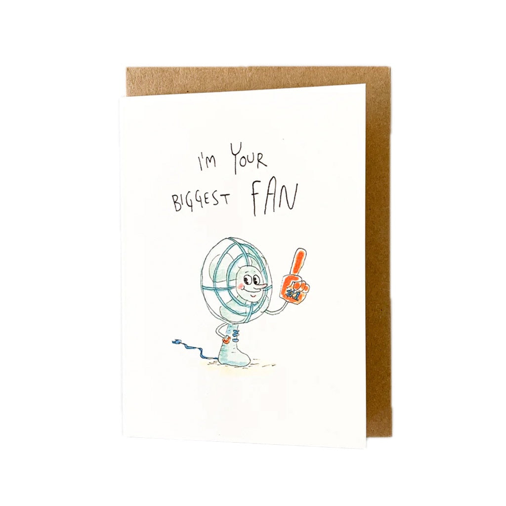 'I'm Your Biggest Fan' Card – Swish Furniture, Gifts & Homewares