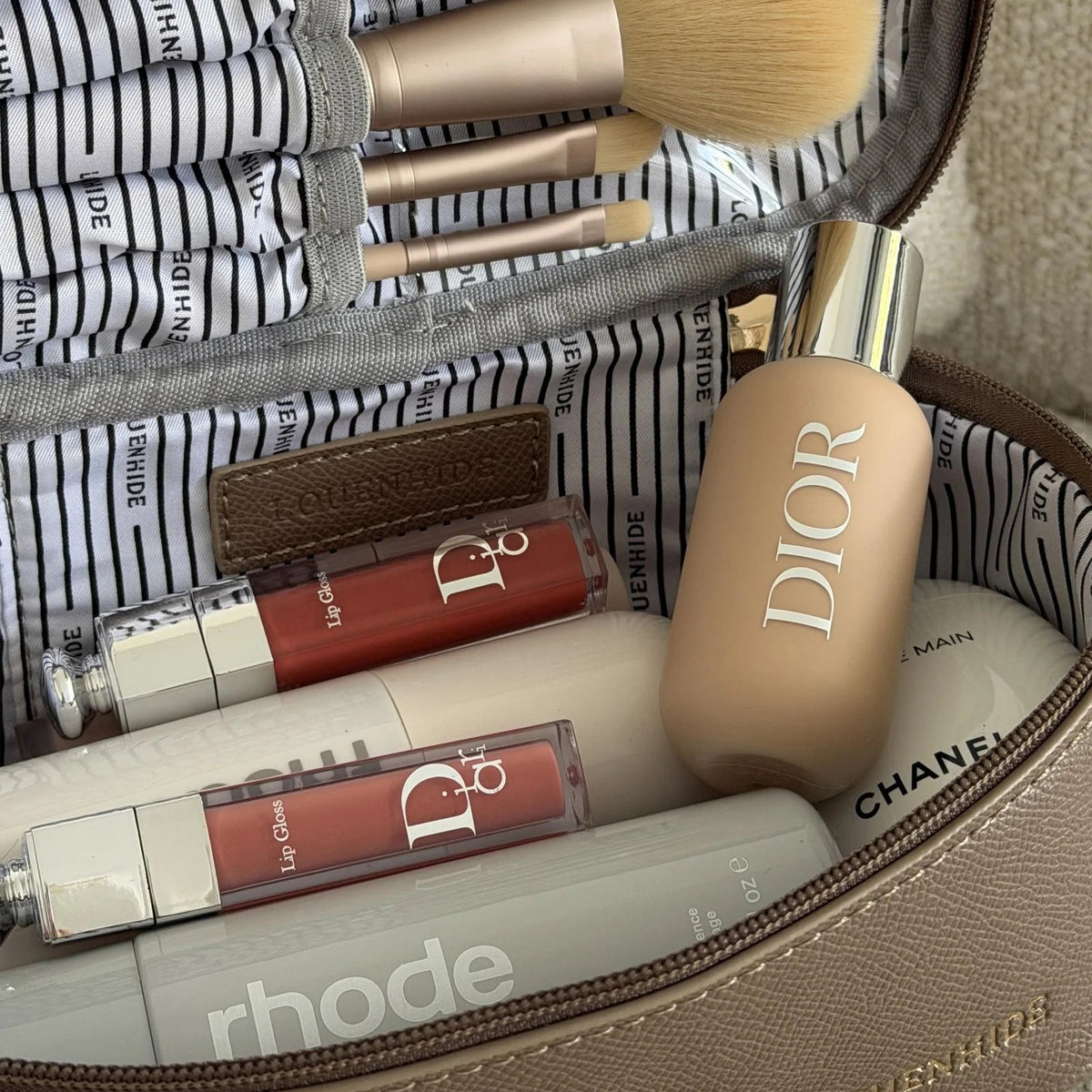 Fifi Cosmetic Case | Coffee