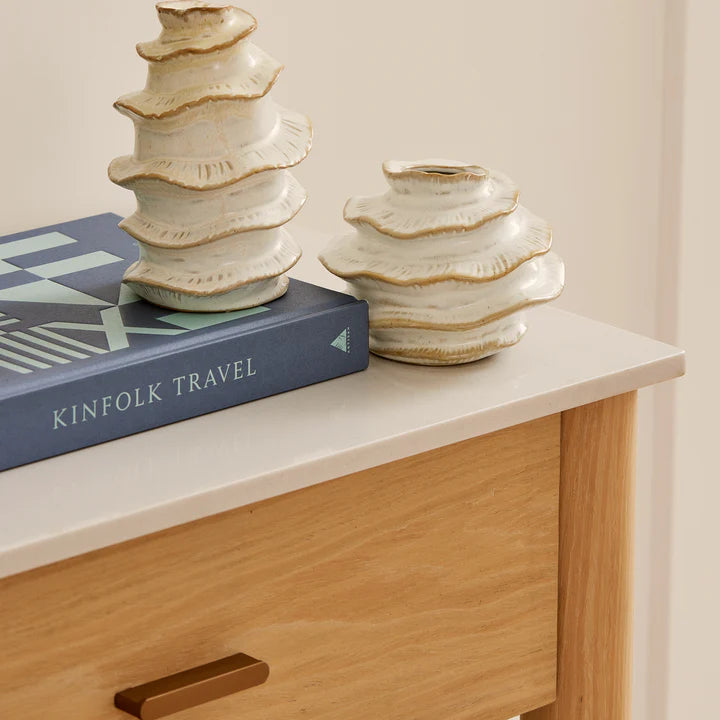 Fossil Natural Bud Vase Tall Lifestyle Image