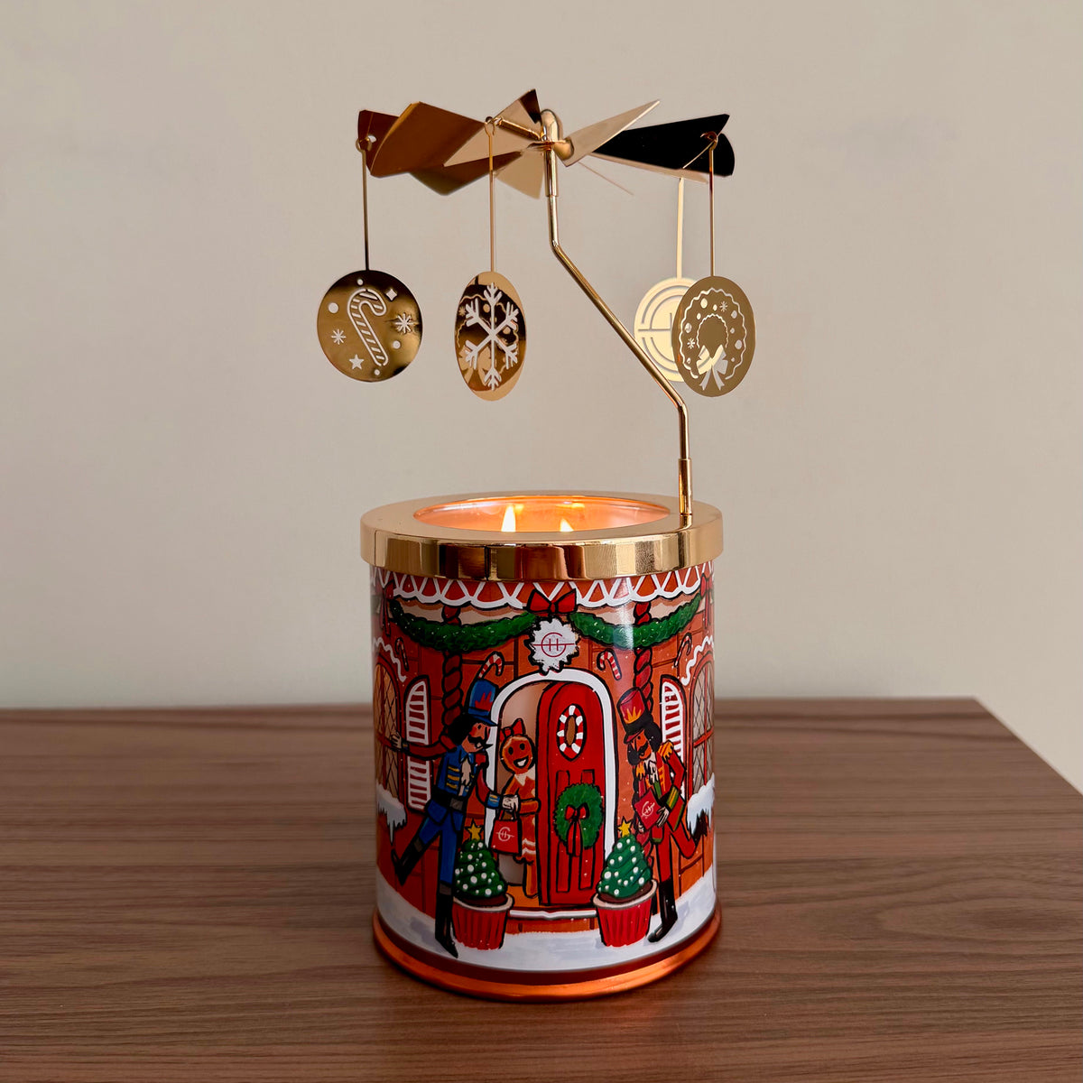 Kyoto In Bloom Soy Candle &amp; Spinning Carousel