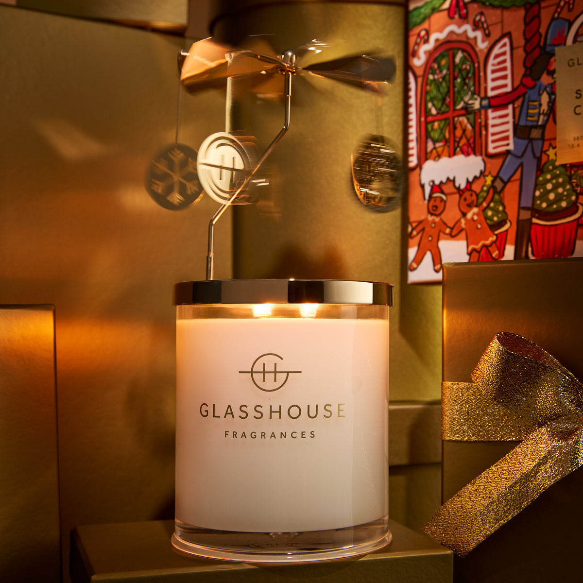 Spinning Carousel 380g Candle Accessory