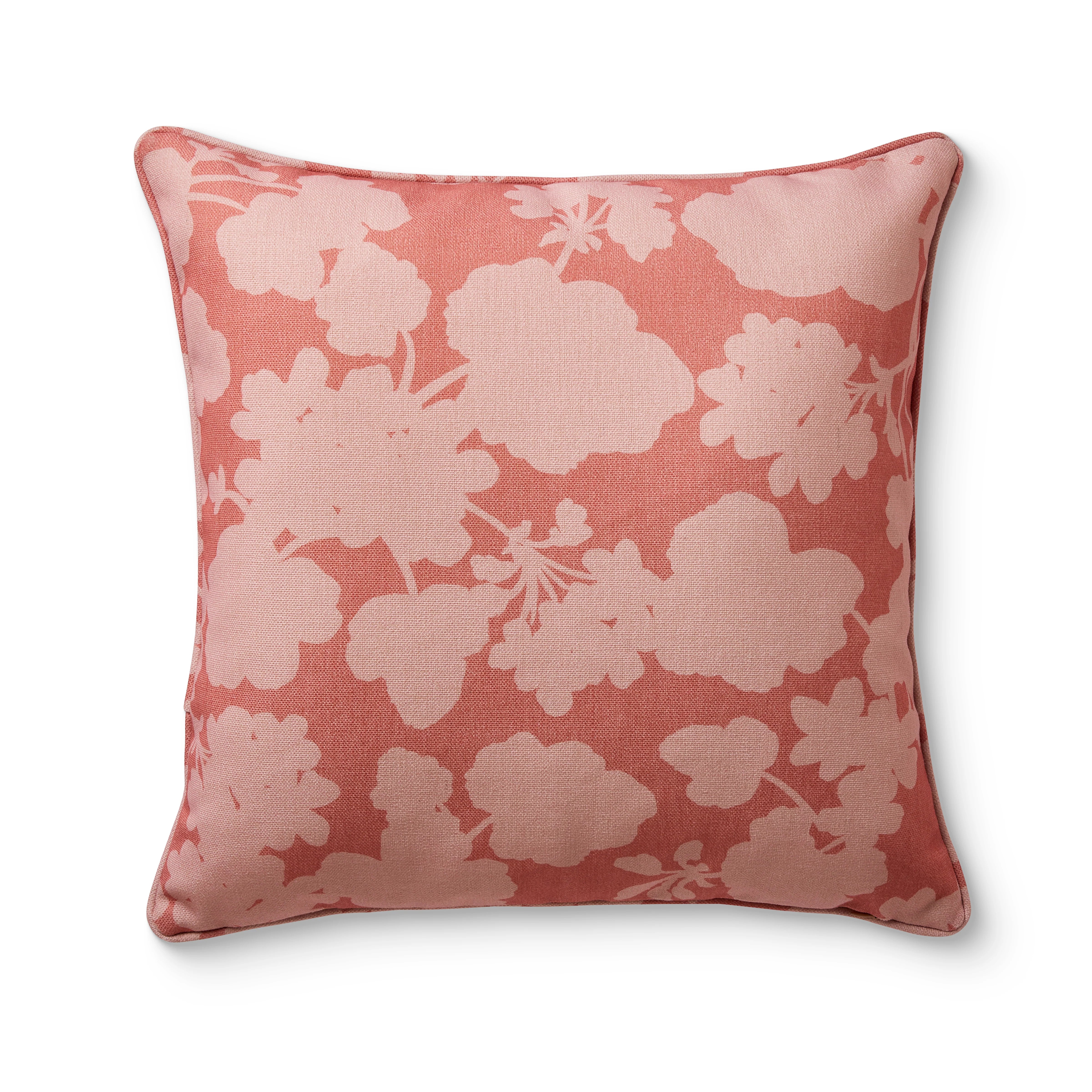 Geranium Pink Reversible Outdoor Cushion