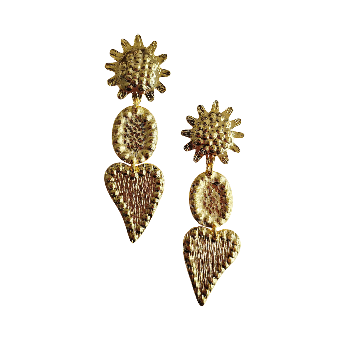 Golden Cascade Earrings | Gold