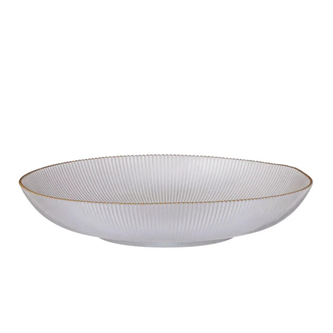 Grace Glass Rib Bowl | Large