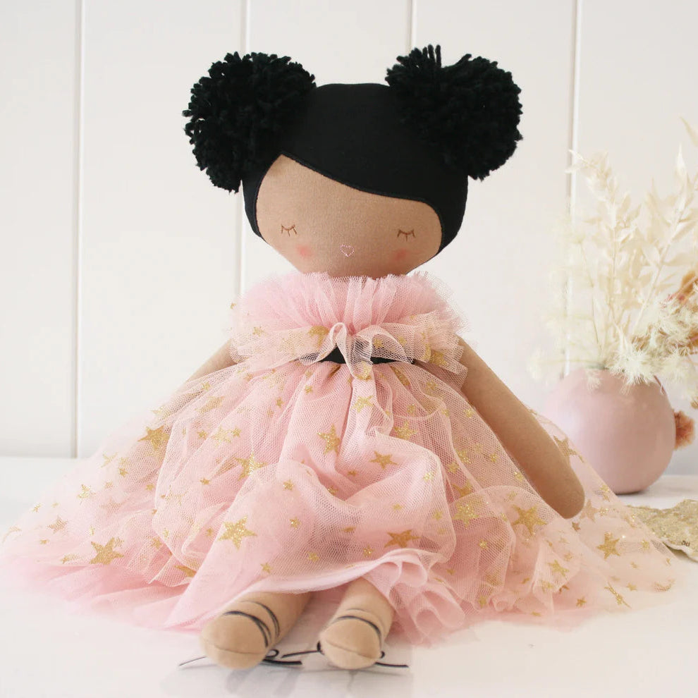 Halle Ballerina Doll | Light Brown & Ebony