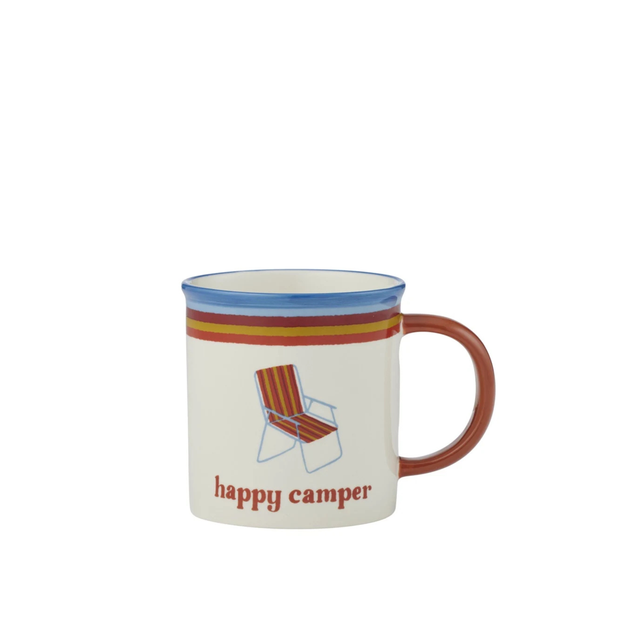 'Happy Camper' Ceramic Mug