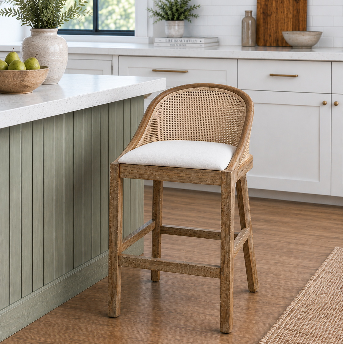 Havana Kitchen Stool | Natural