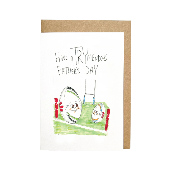 'Have a Trymendours Father's Day' Card