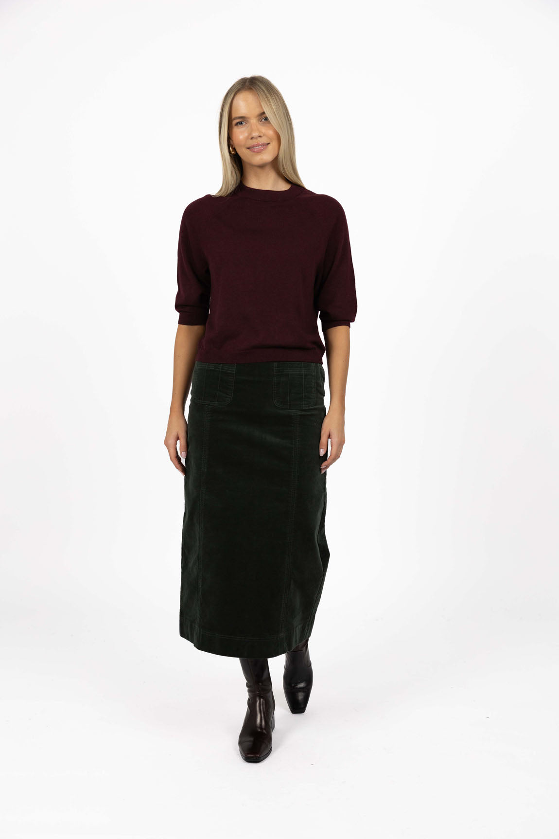 Humidity Lifestyle | Grace Top | Merlot #3