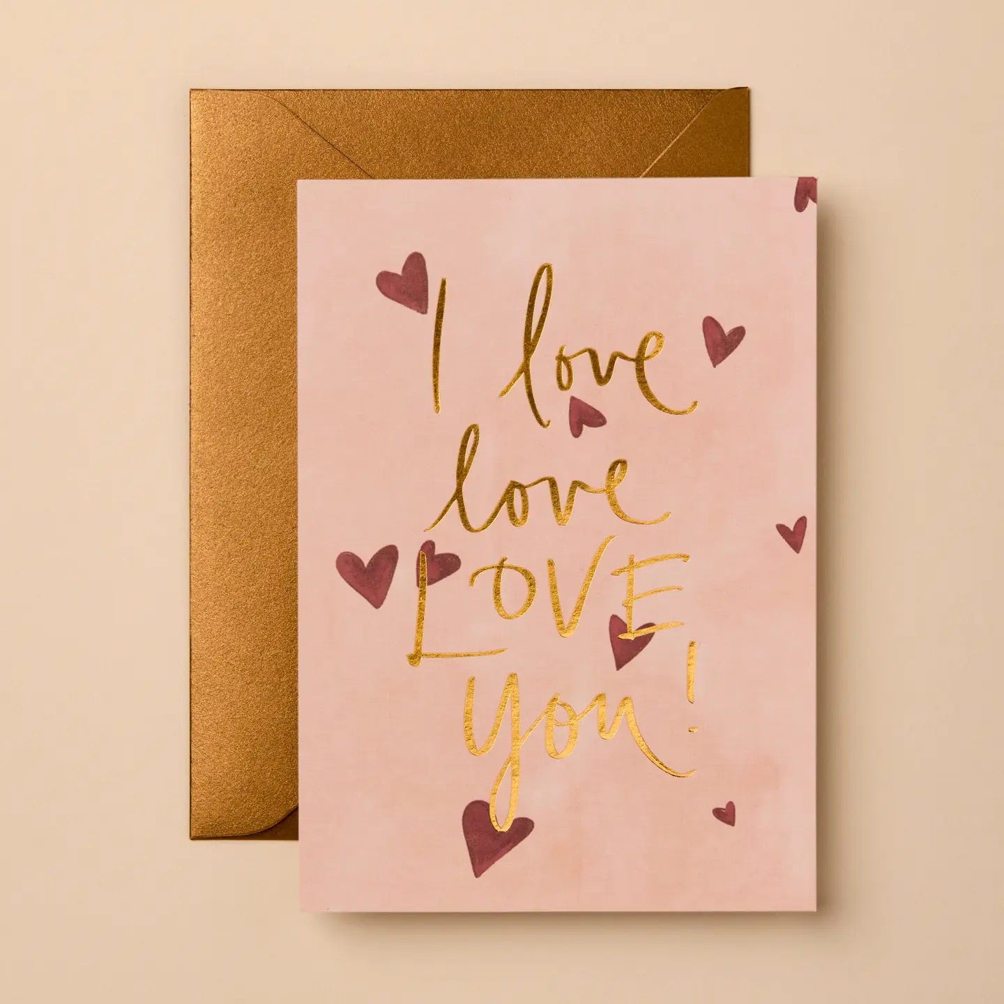 'I love love LOVE you' Card