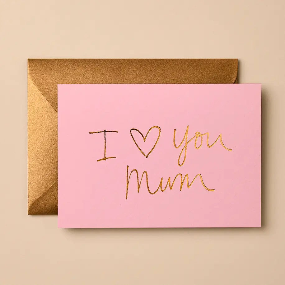 'I love you Mum' Card
