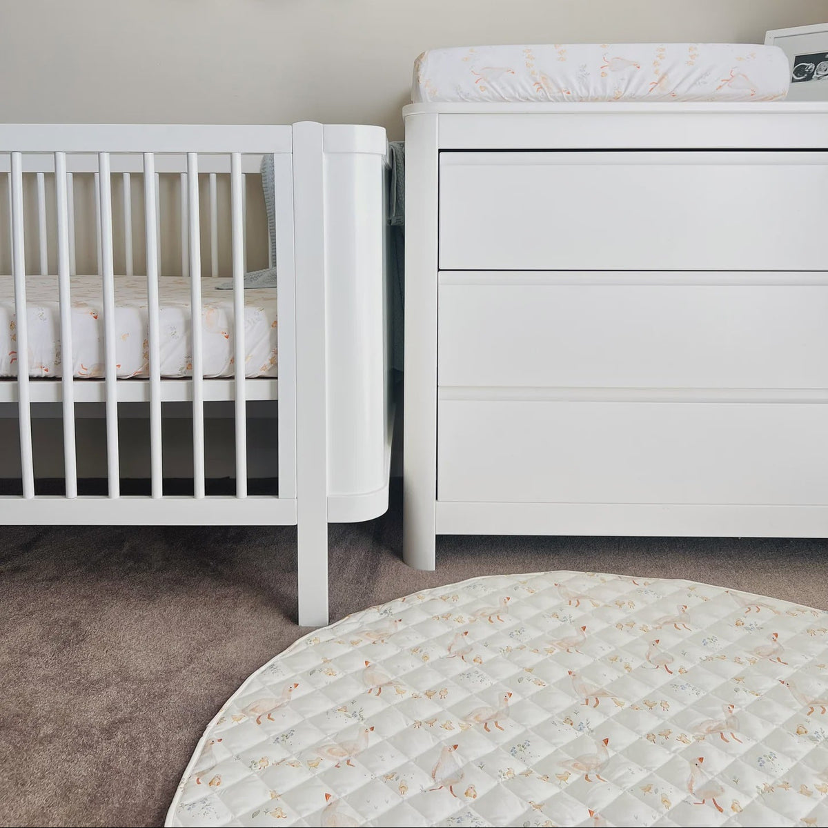 Padded Water-resistant Playmat Goosey Gander