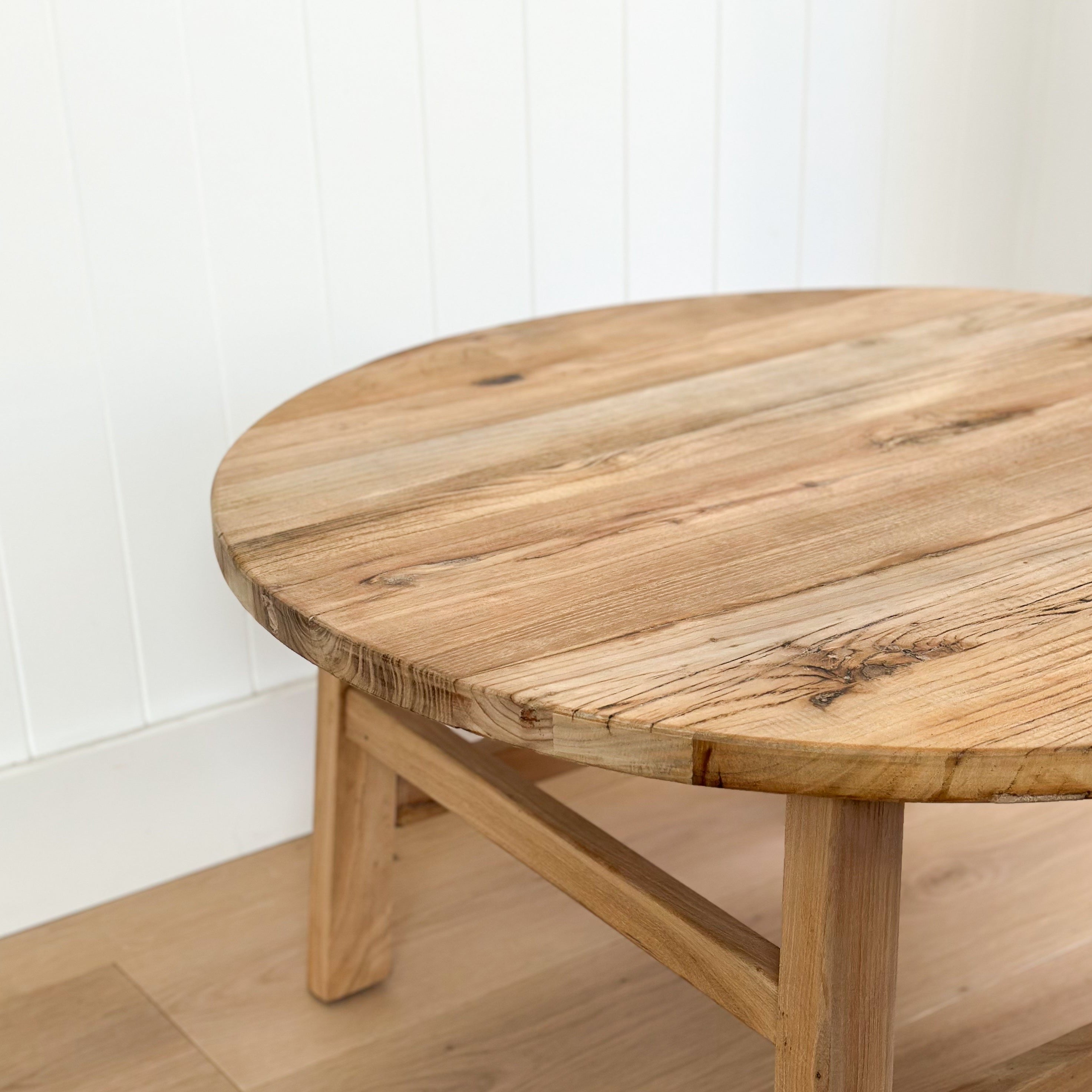 Farmhouse Round Coffee Table