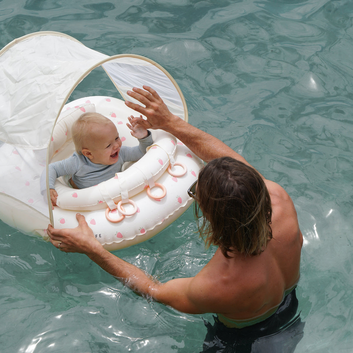 Interactive Baby Float Strawberry Sunshine Pink