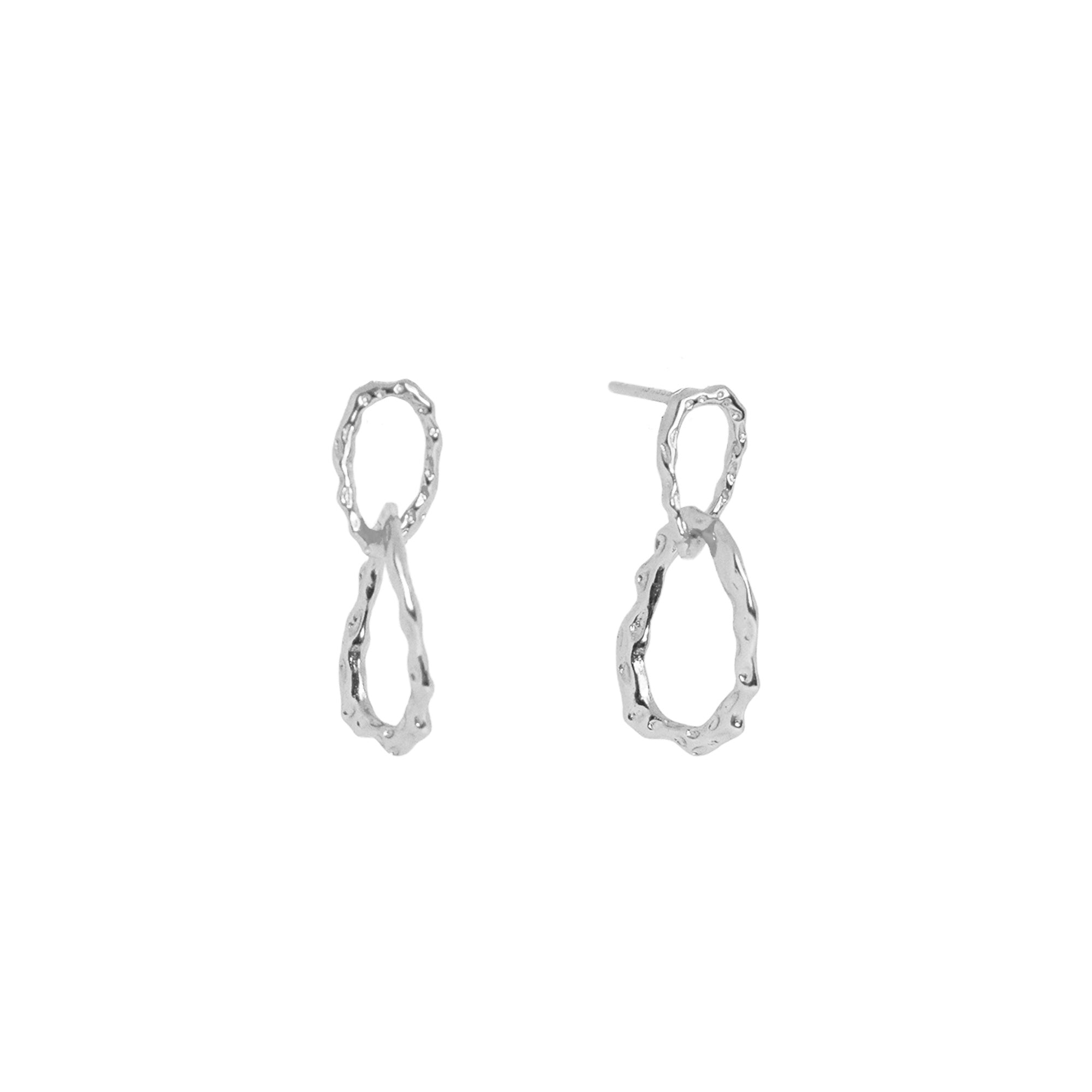 Hammer Stud Earring | Silver