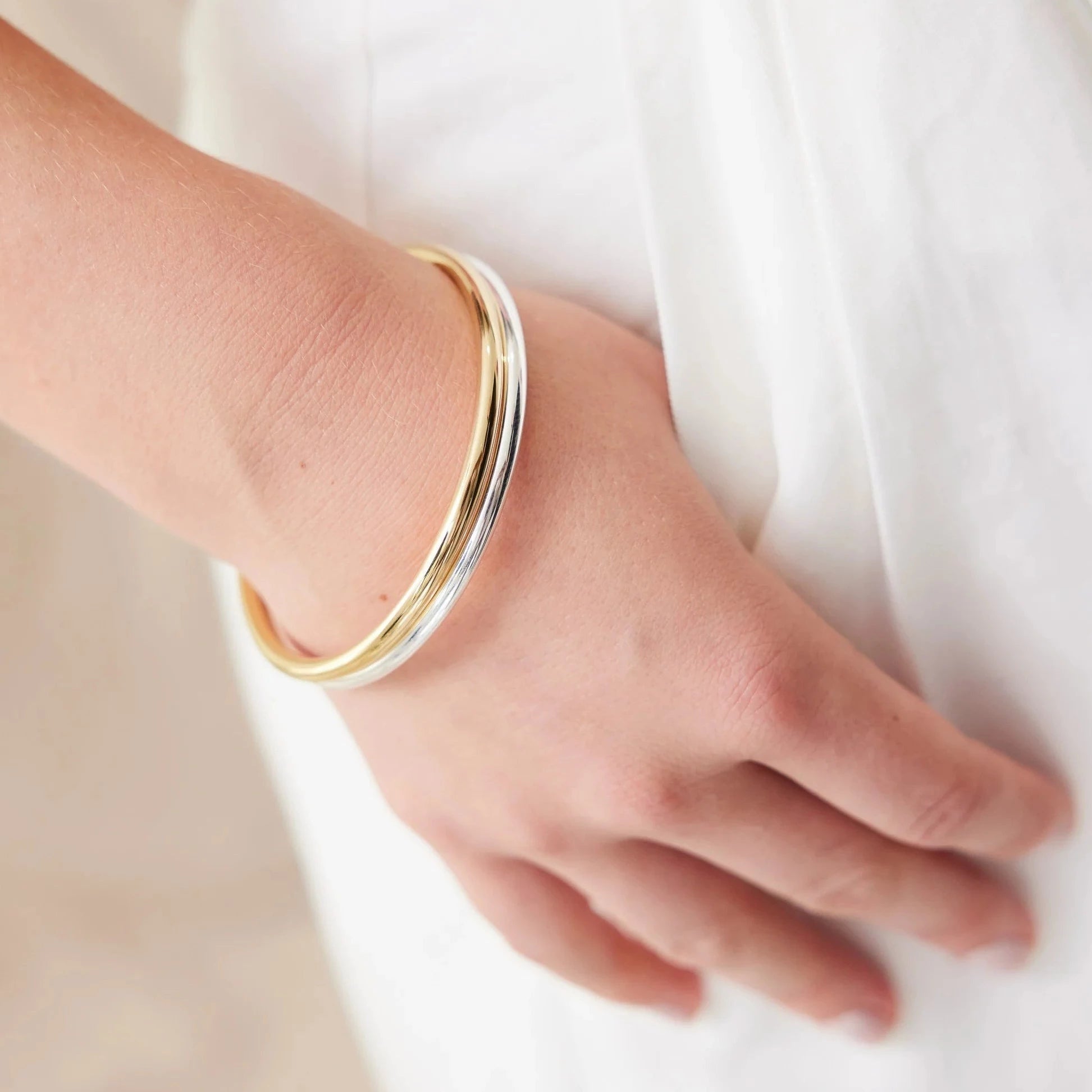Simplicity Bangle | Silver