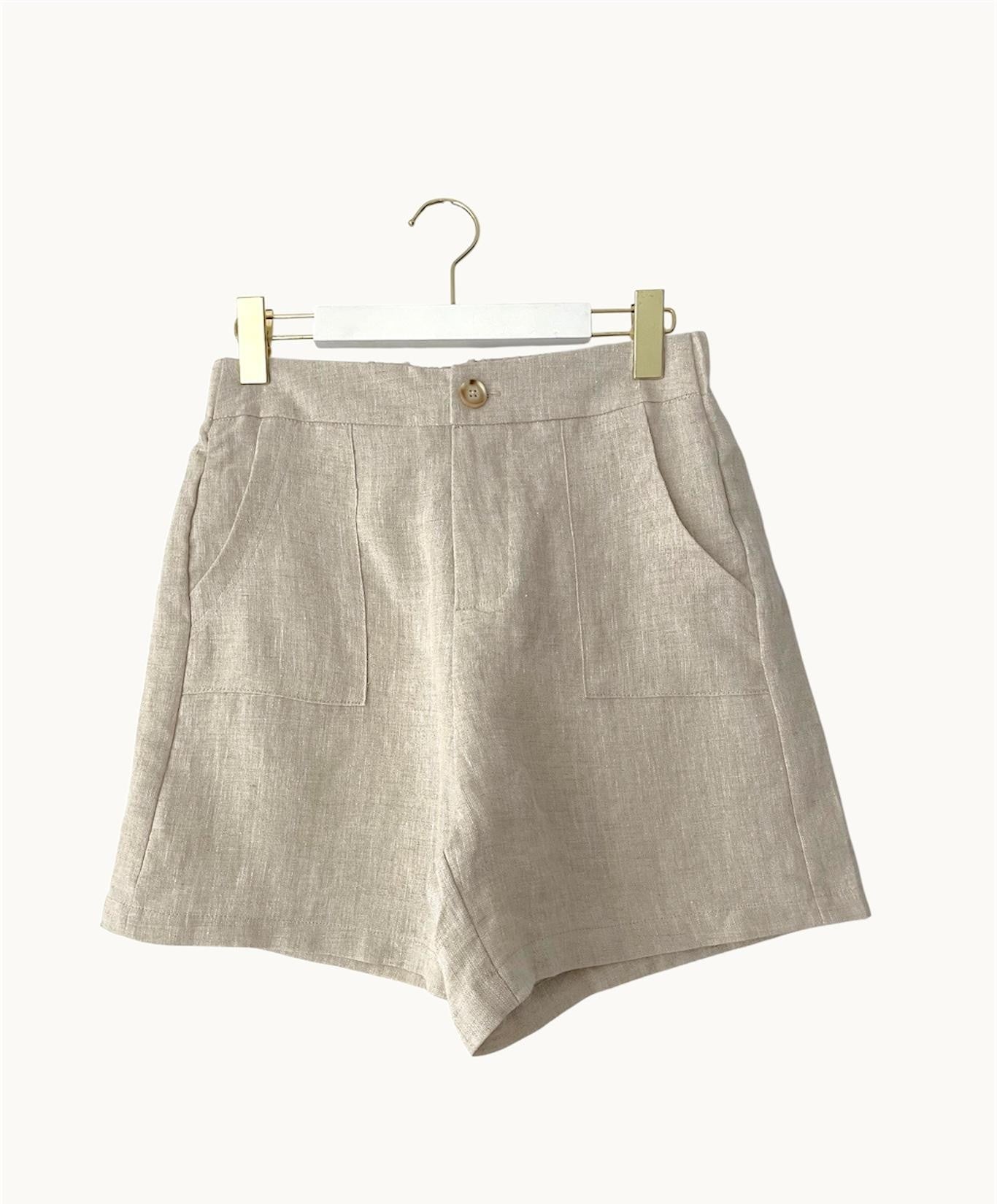 Jude Linen Shorts | Natural