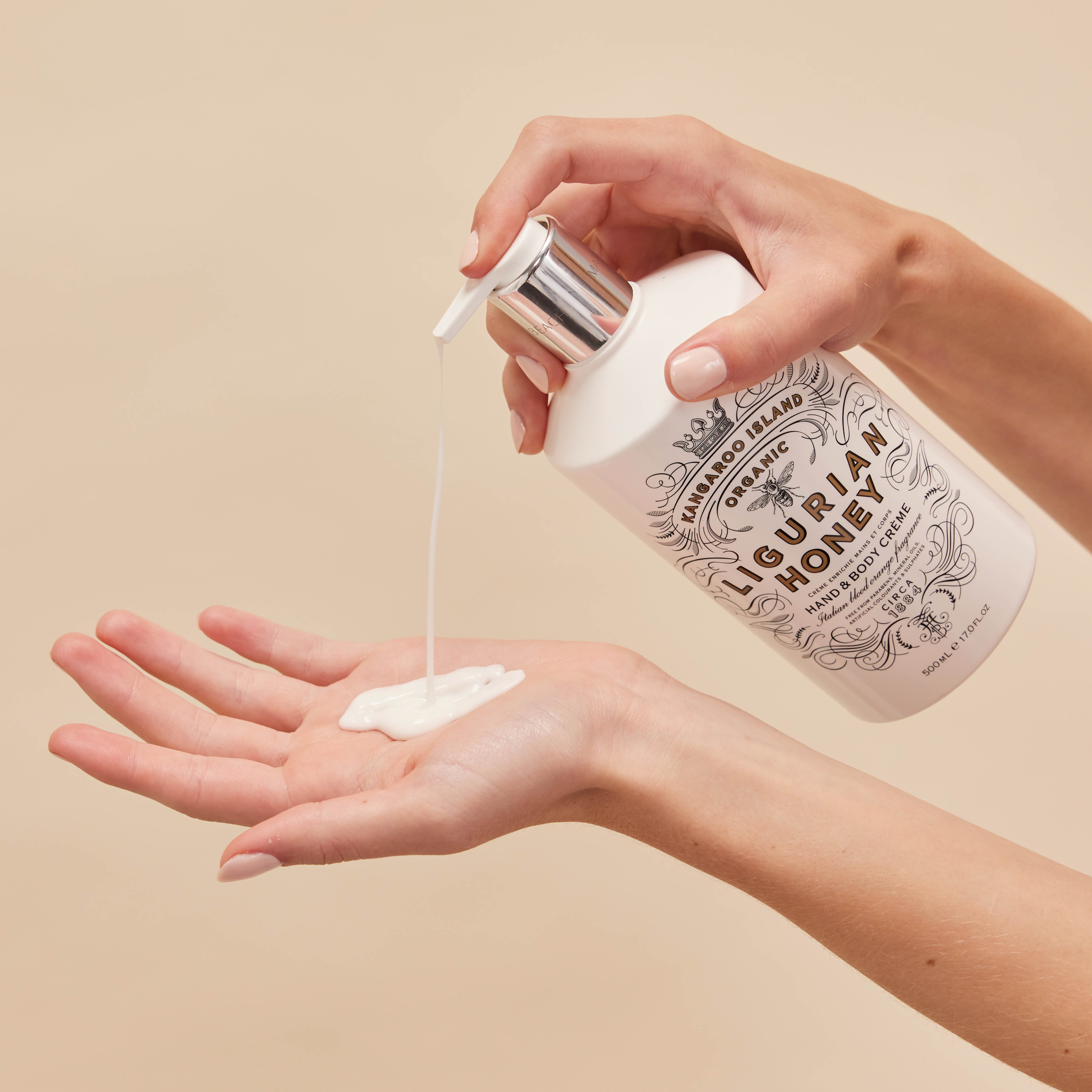 K.I. Ligurian Honey Body & Hand Crème 500ml