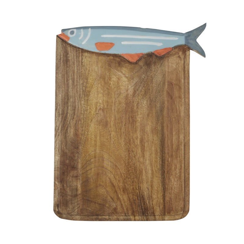 Fishy Wood Serving Board