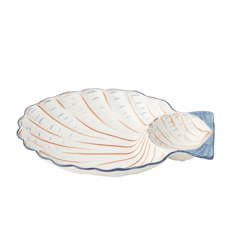 Corsica Ceramic 2 Section Bowl