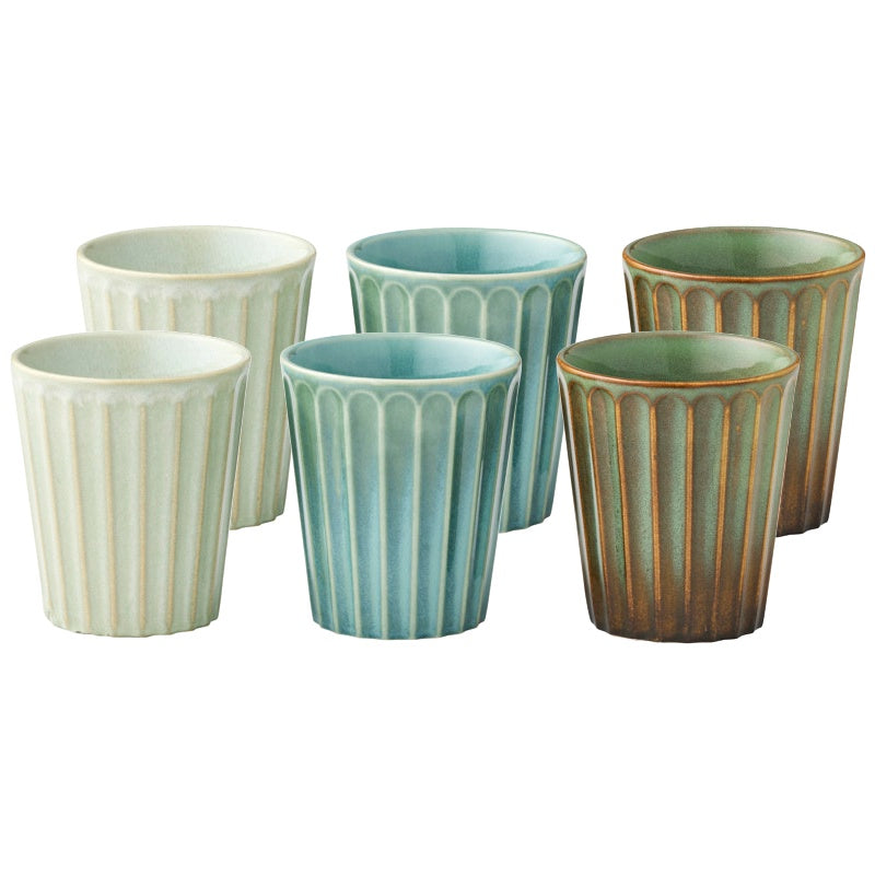 Vail Ceramic Latte Cup Set/6