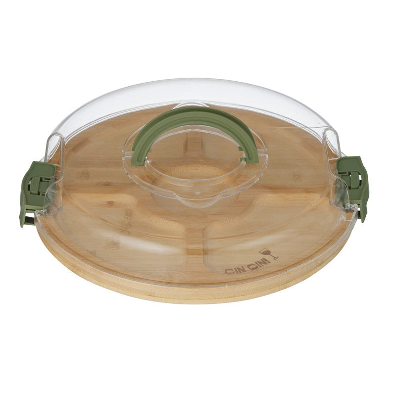 Porta Round Bamboo Party Board