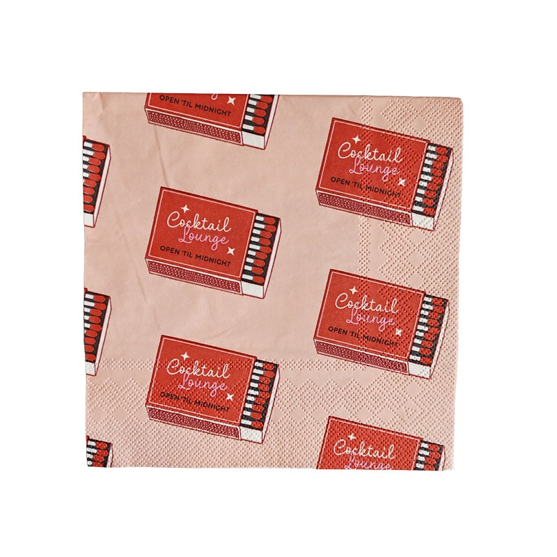 Cocktail Lounge Napkin | 20 Pack