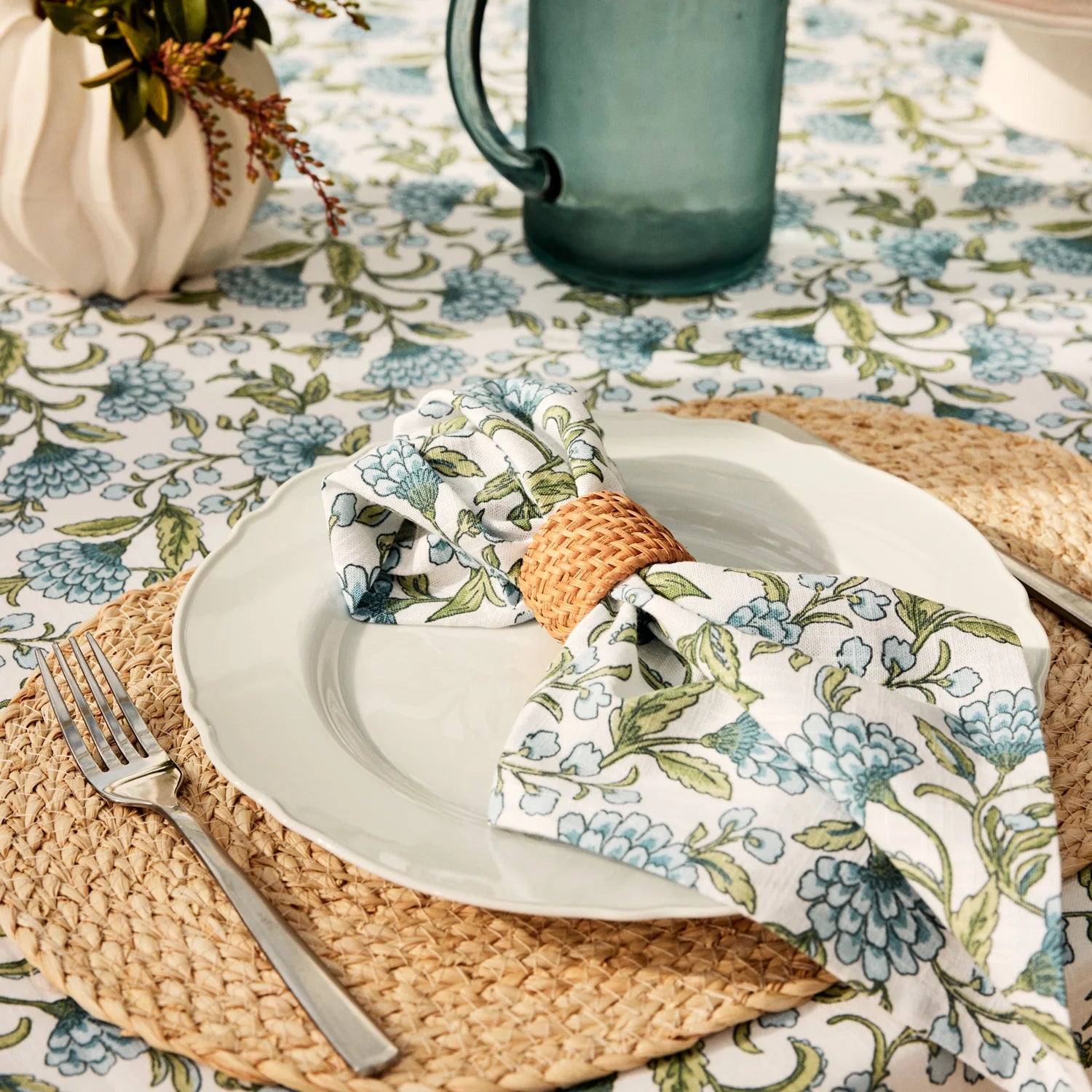 Kai Rattan Napkin Rings | Set/4