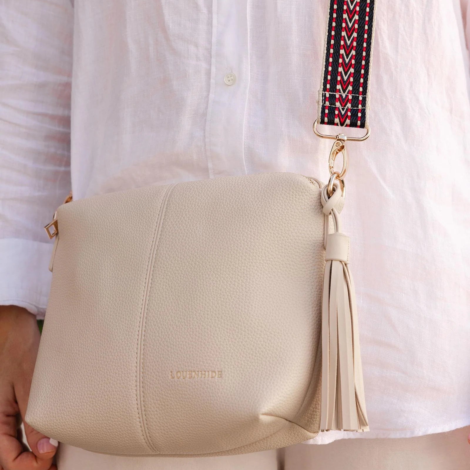 Kasey Crossbody Bag | Linen