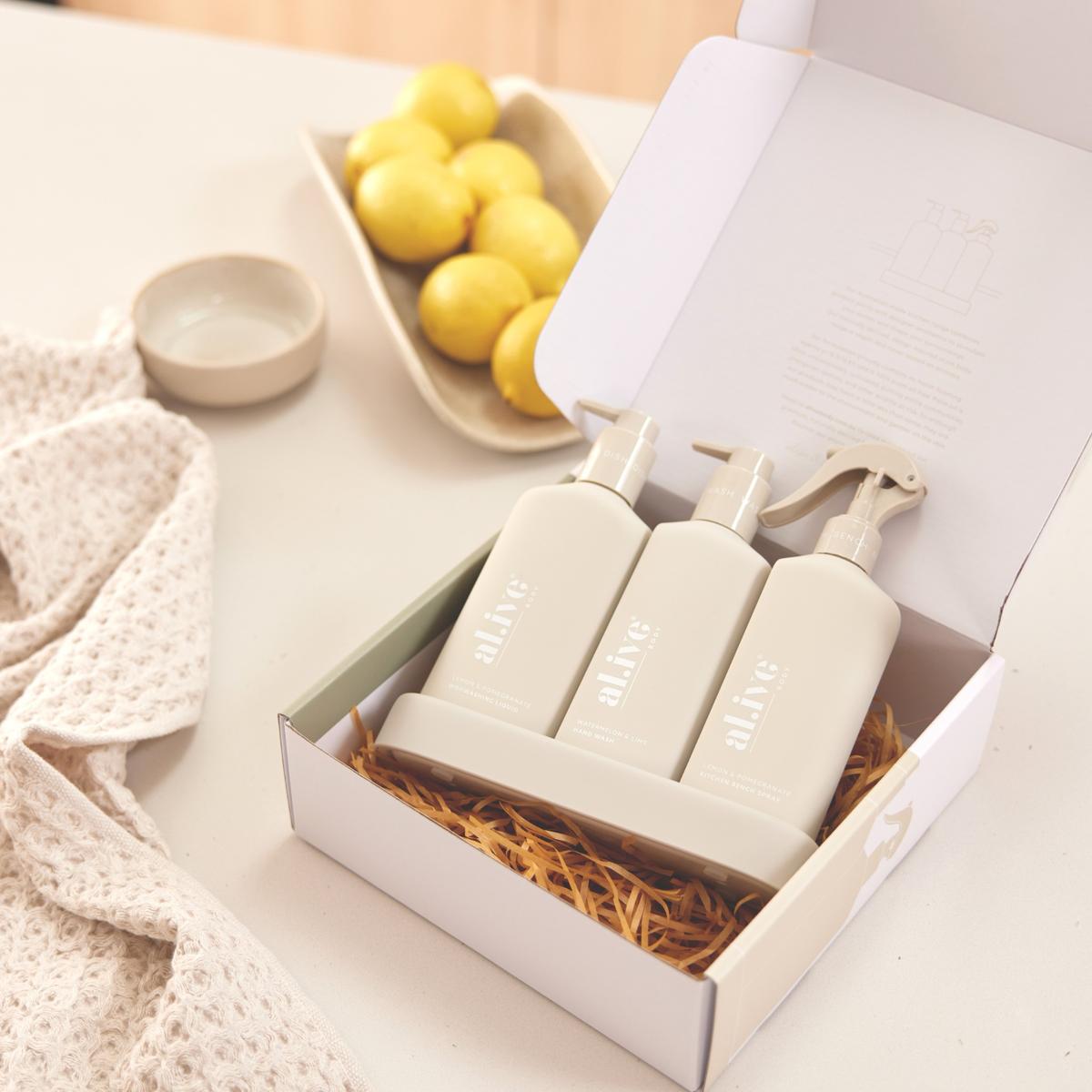 Kitchen Trio | Lemon & Pomegranate + Watermelon & Lime – Swish ...
