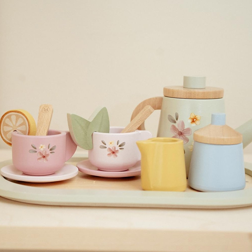 Wooden Tea Set