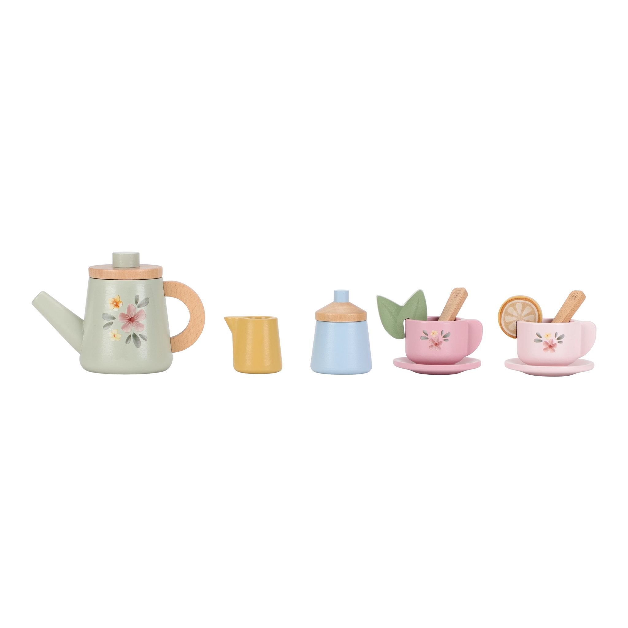 Wooden Tea Set