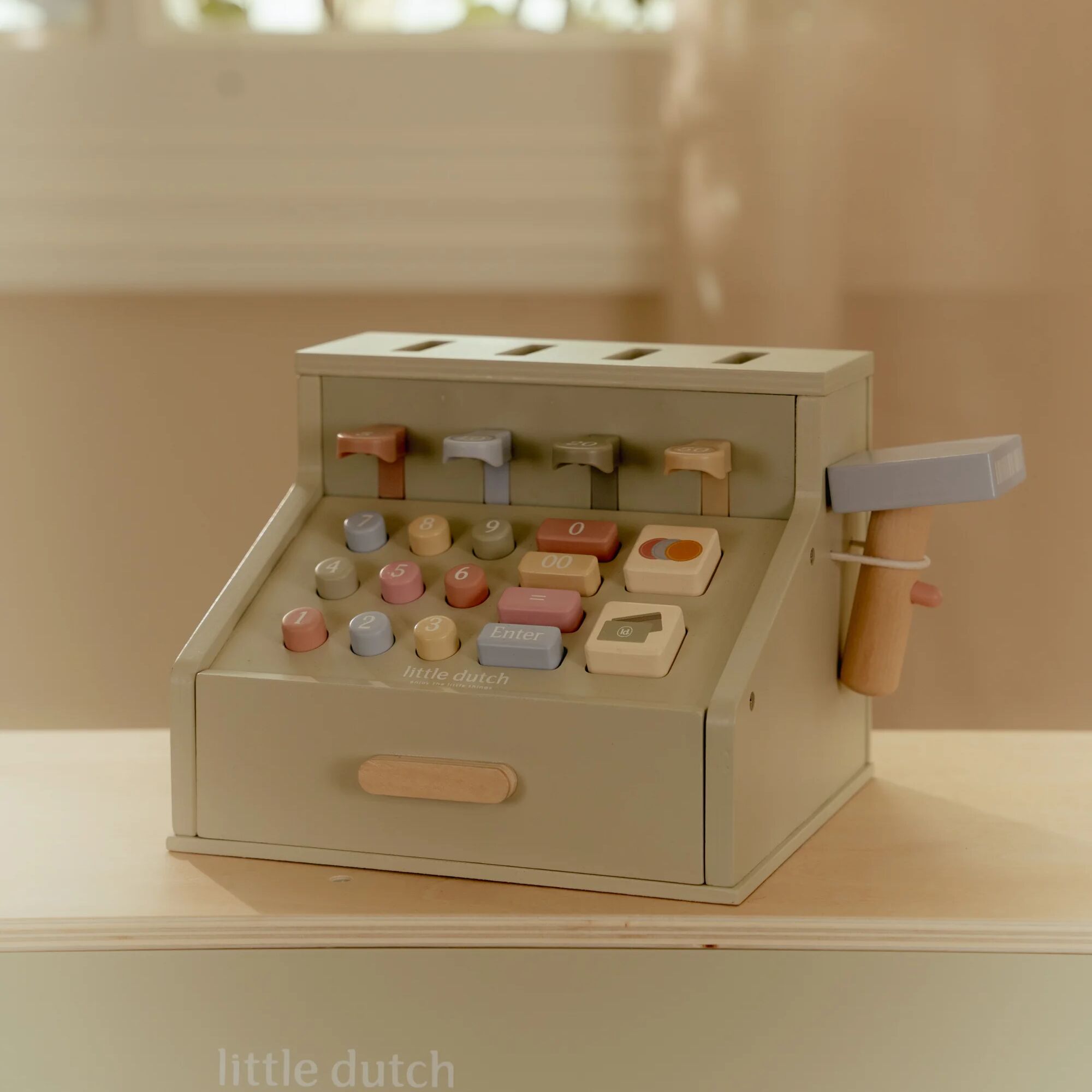 Wooden Cash Register